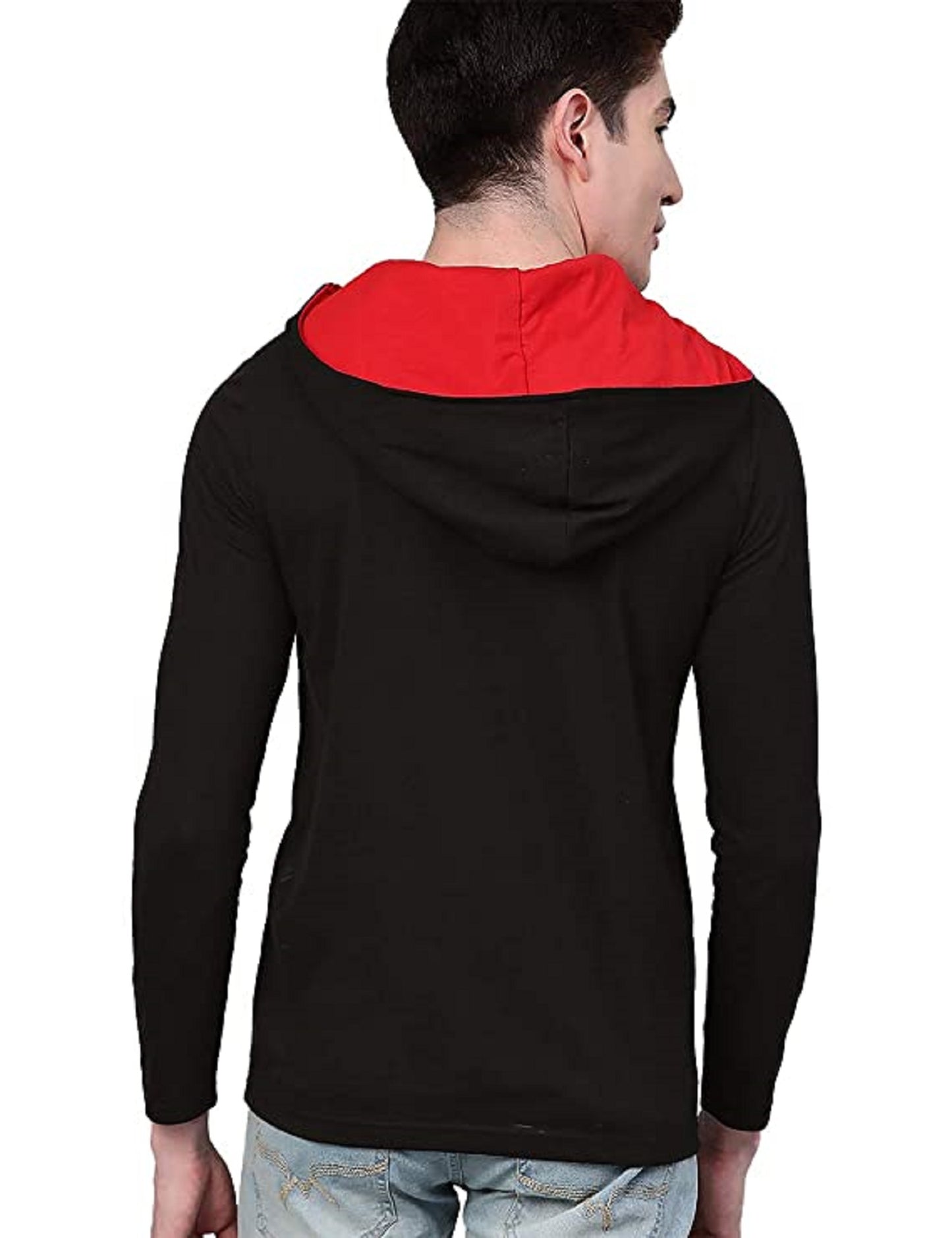 Casual Cotton Color Block Hoodies
