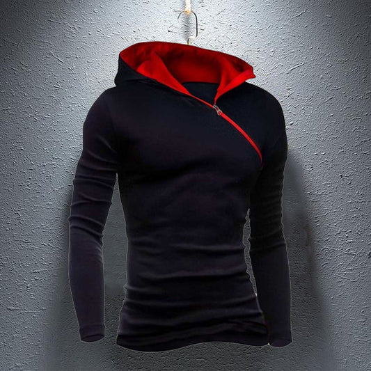 Casual Cotton Color Block Hoodies